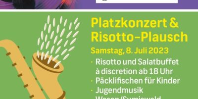 Flyer (L)Oeli-Chiubi und Platzkonzert 2023