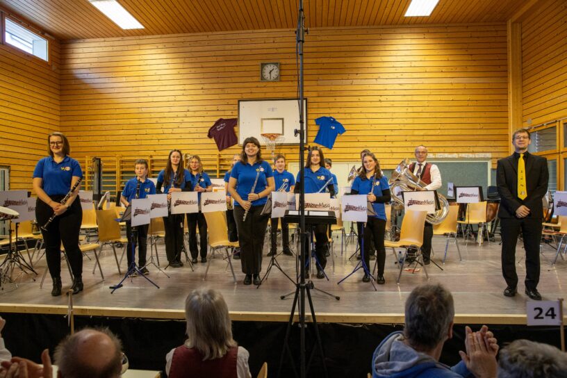 Jugendmusik Wasen-Sumiswald am Jahreskonzert 2024 der Wase-Musig