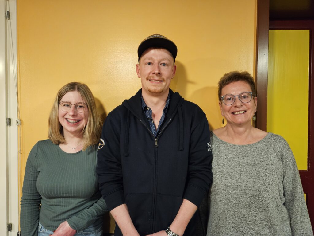 Porträt Nadine Rösch, Florian Zürcher, Caroline Burkhalter (v.l.n.r.)