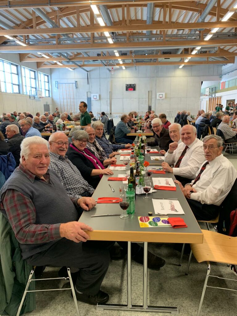 ein Tisch Wase-Musikanten an der Veteranentagung 2024