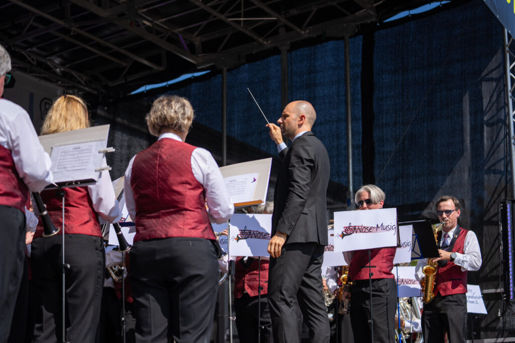 Wase-Musig auf der Bühne des EMC 2023