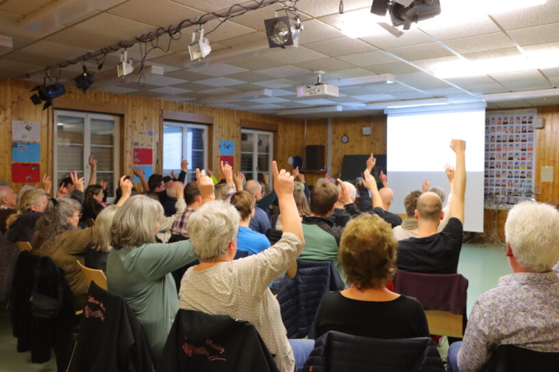 Abstimmung an der HV25