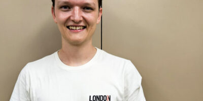 Porträt Luca Belz kurz nach seiner Wahl zum neuen Dirigenten der Wase-Musig am 13.08.2025 (es war ein heisser Sommertag)