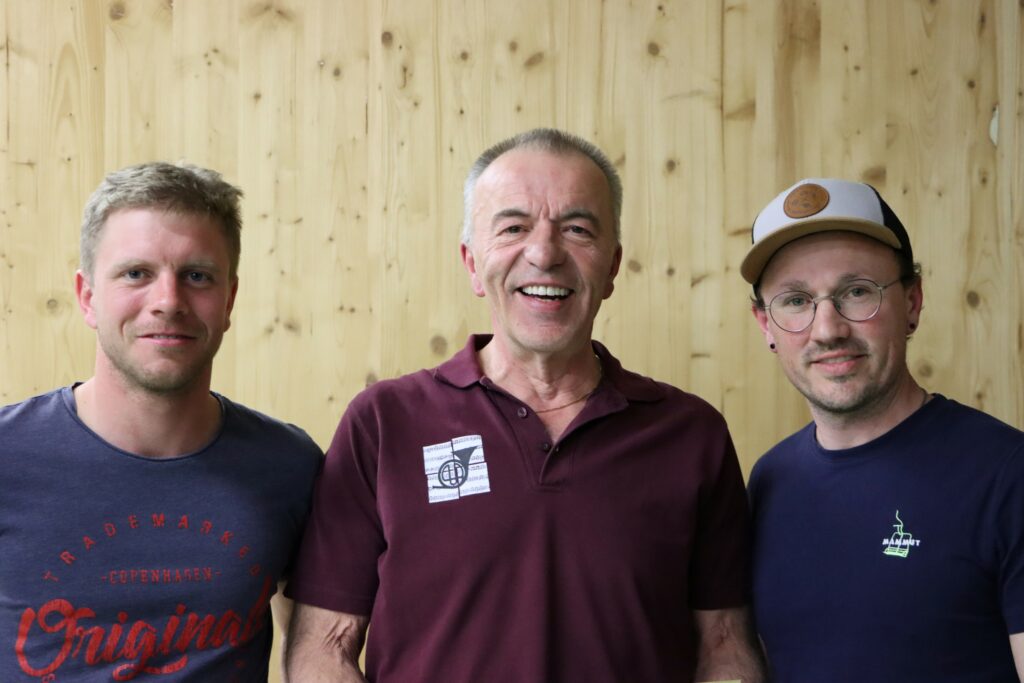 Patrik Schüpbach, Beat Mathys und Tobias Reist (v.l.n.r.)
